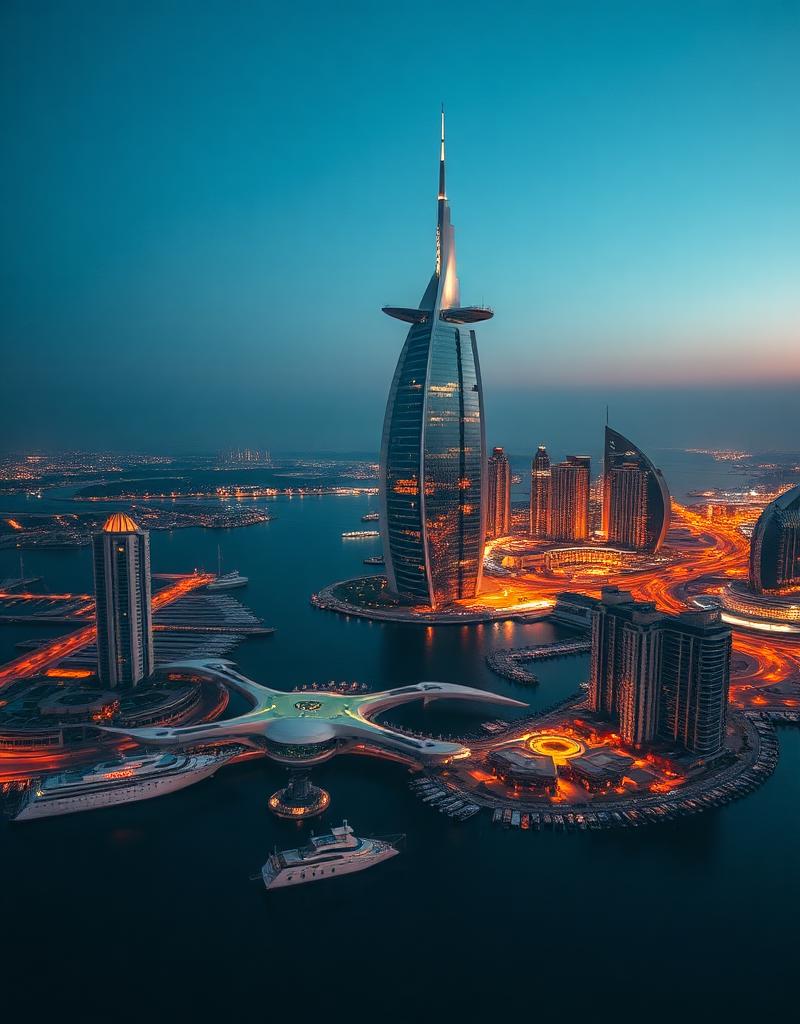 Dubai — Marina & Desert